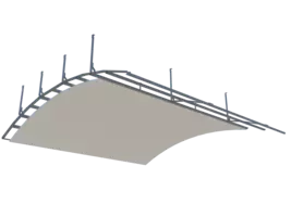 190627_Gyproc MF CURVE Ceiling board cut short (camera from bottom)