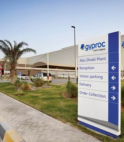 Gyproc plant Abu Dhabi
