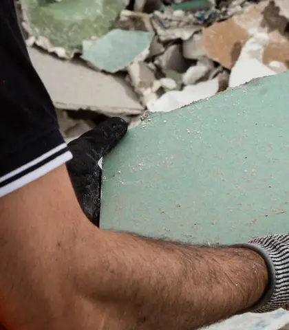 Plasterboard recycling service